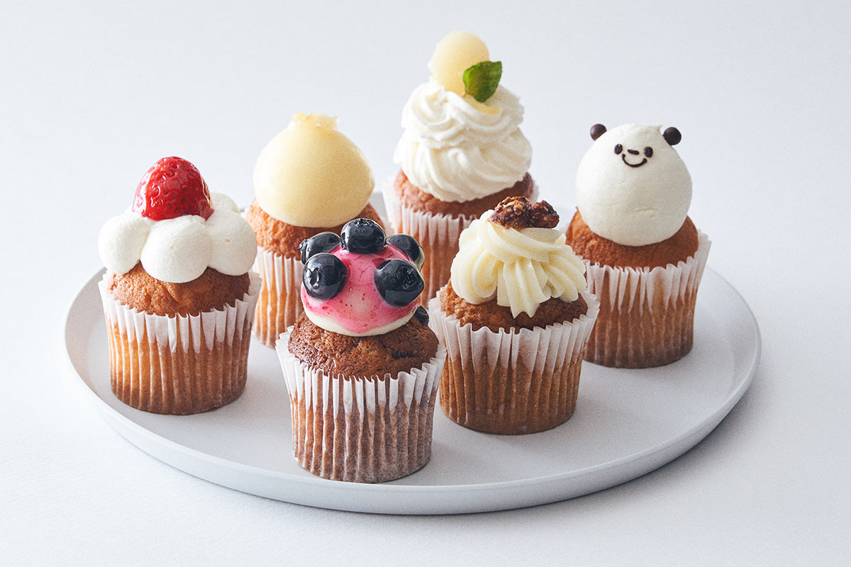 7月のフレッシュカップケーキと店頭受け取り予約の開始