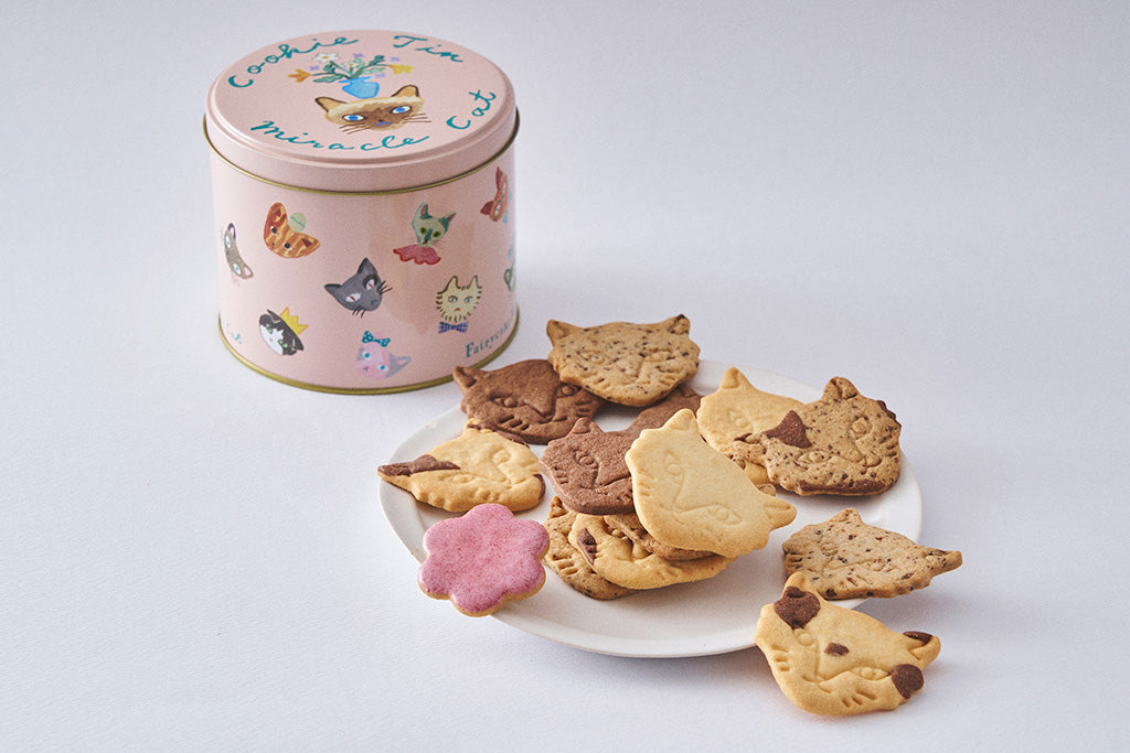 2/22発売!春色ネコクッキー缶とボール&チェーン限定コラボバッグセット