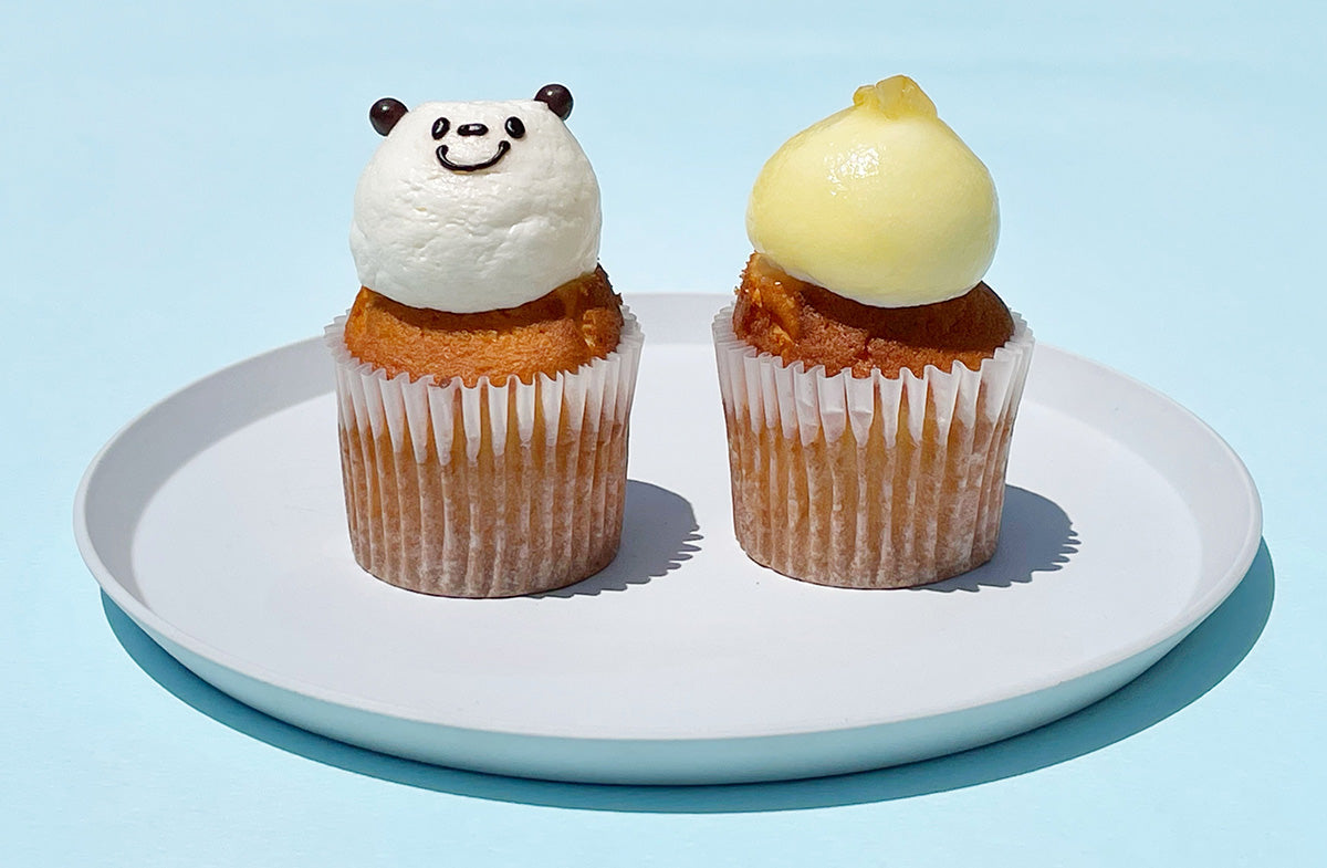 8月のフレッシュカップケーキ