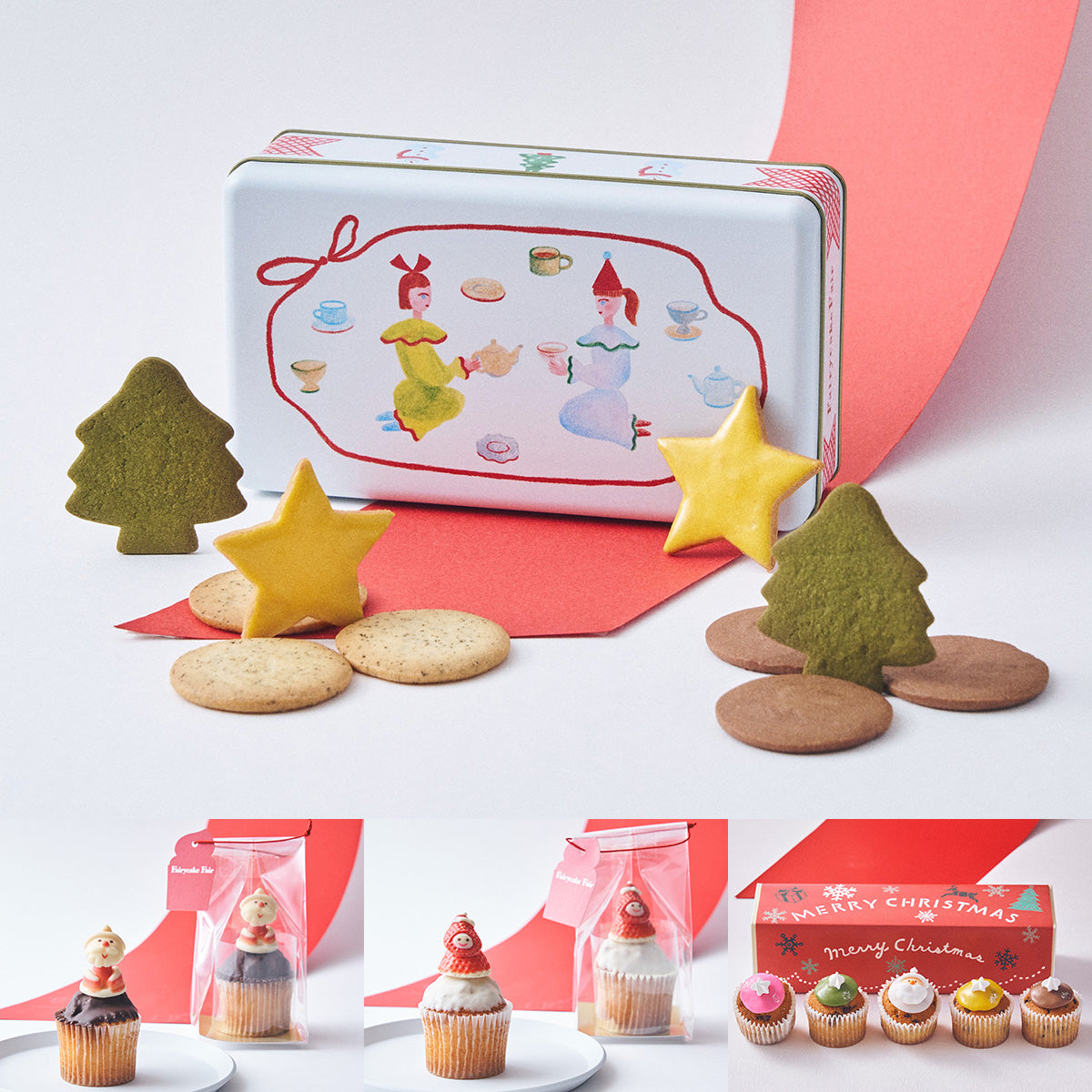 クリスマスビスケット缶やクリスマスのカップケーキが発売!