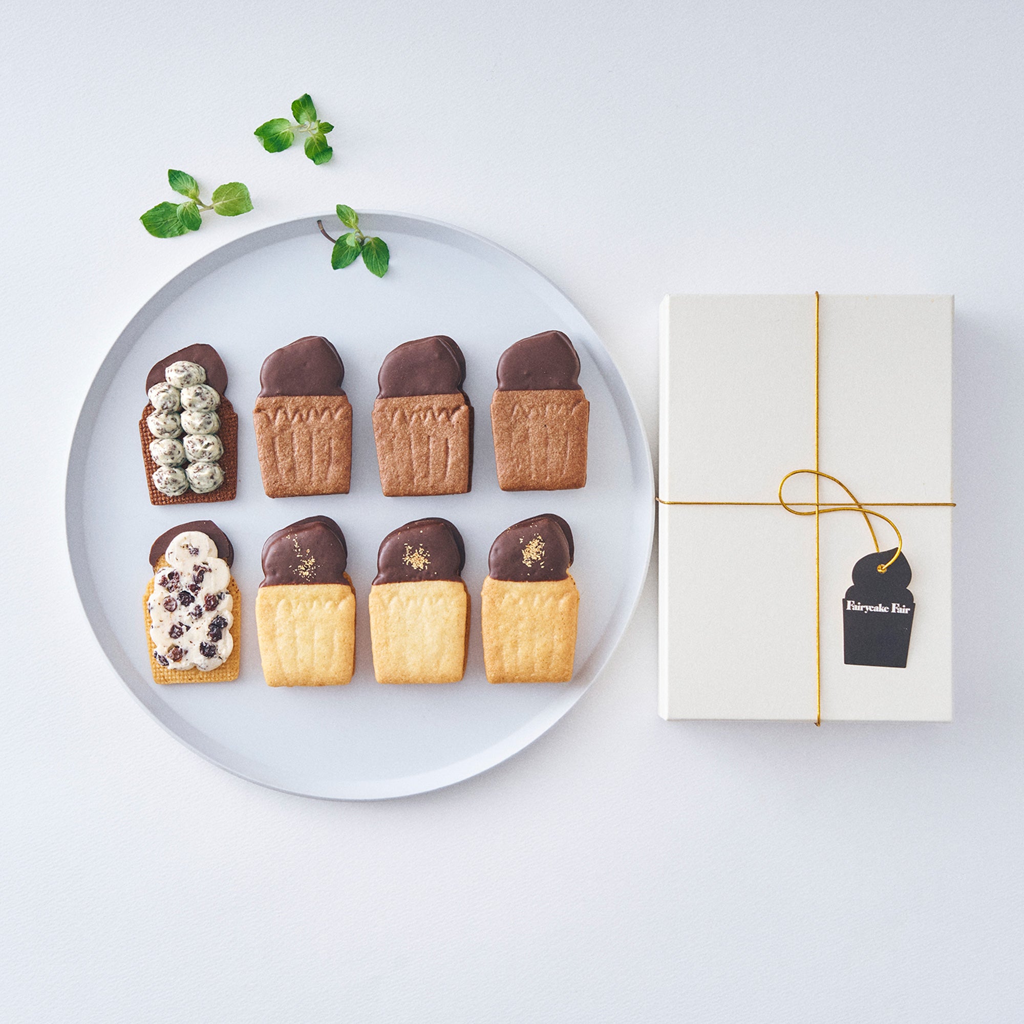 【期間限定】フェアリークリームウィッチ 生バターサンド レーズン&チョコミント2種セット ギフト箱