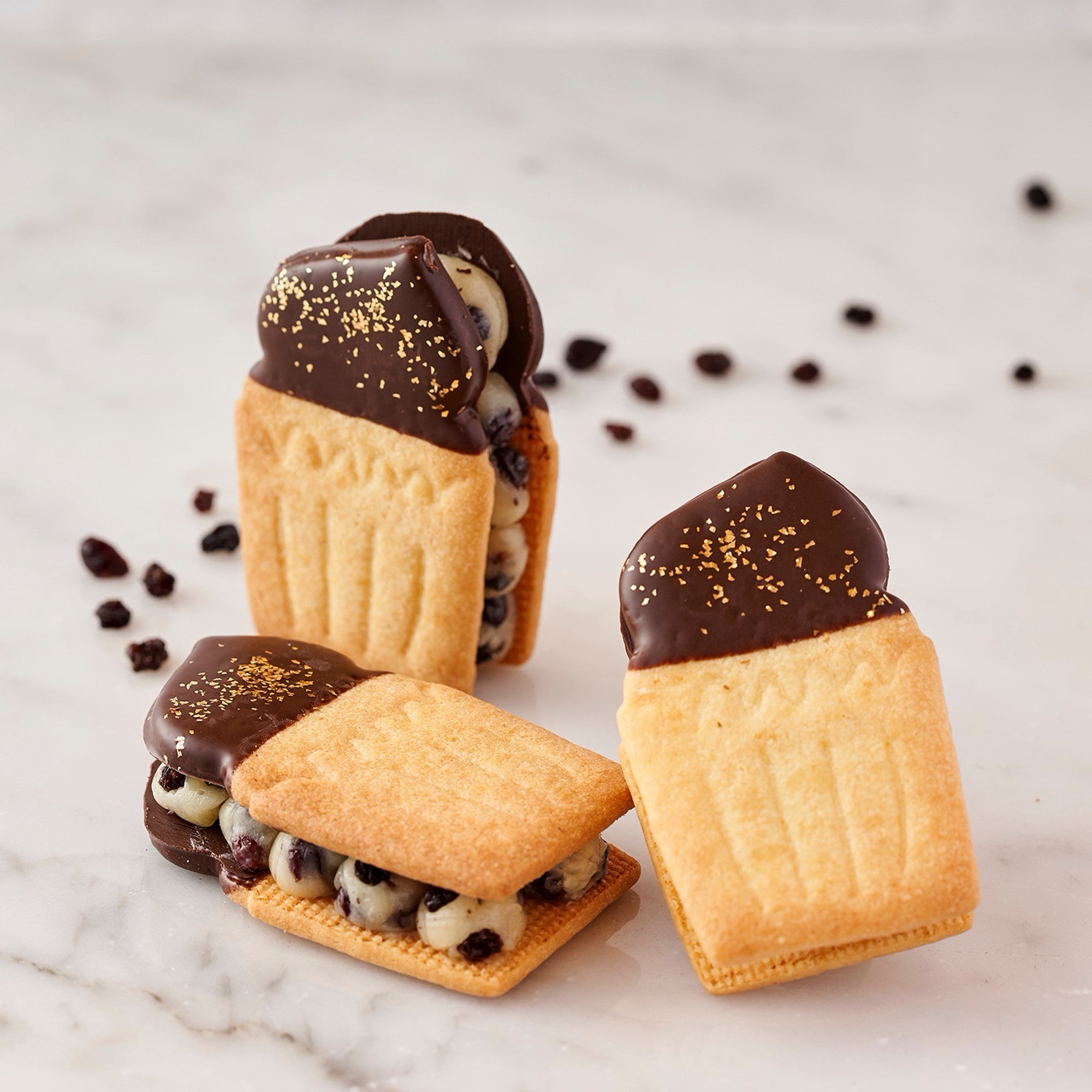 【期間限定】フェアリークリームウィッチ 生バターサンド レーズン&クレームブリュレ2種セット ギフト箱