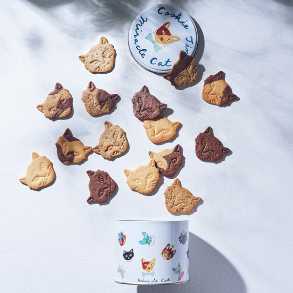 4月1日再販売開始 Miracle Cat Cookie Tin (神様のいたずらネコクッキー缶)