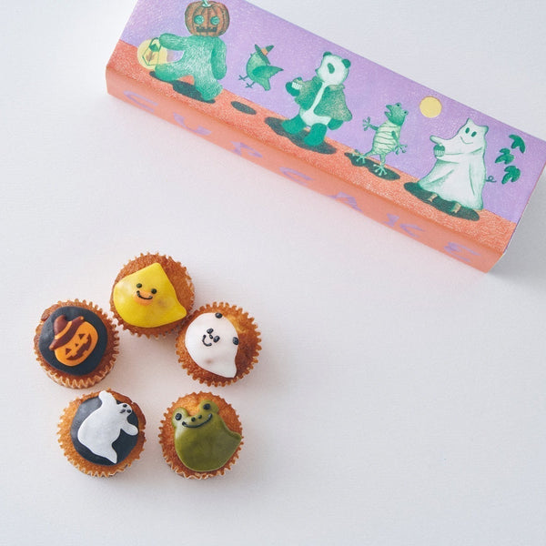 ハロウィンお菓子】ベイクドZOOハロウィンカップケーキ、1CUPCAKE
