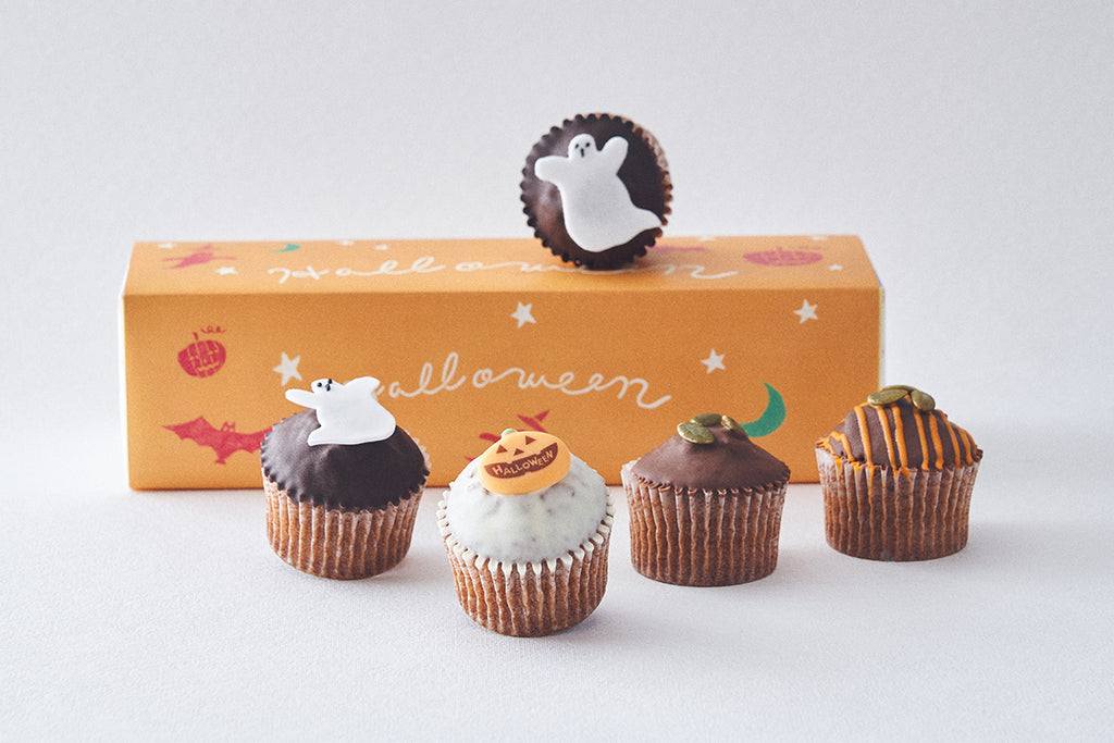 ご予約品】ハロウィンのクレイカップケーキ&ケーキset フェイク