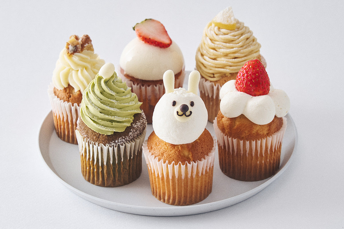 1月のフレッシュカップケーキ