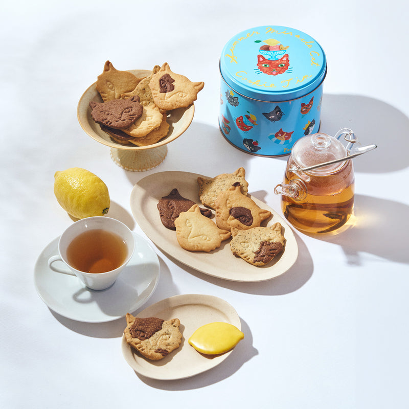【期間限定】Summer Miracle Cat Cookie Tin (神様のいたずらサマーネコクッキー缶)
