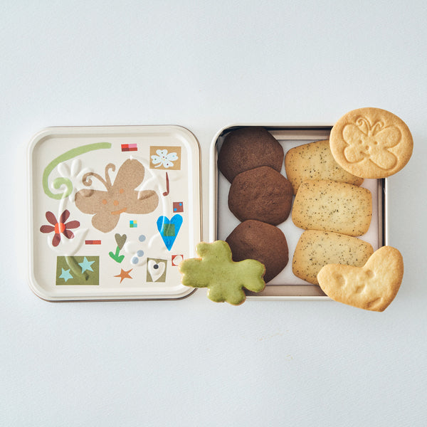【opnner】Tiny Pocket Collage ビスケット缶