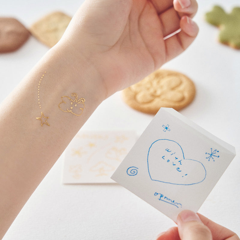 【opnner】Tiny Pocket Collage ビスケット缶とドローストリングバッグのセット