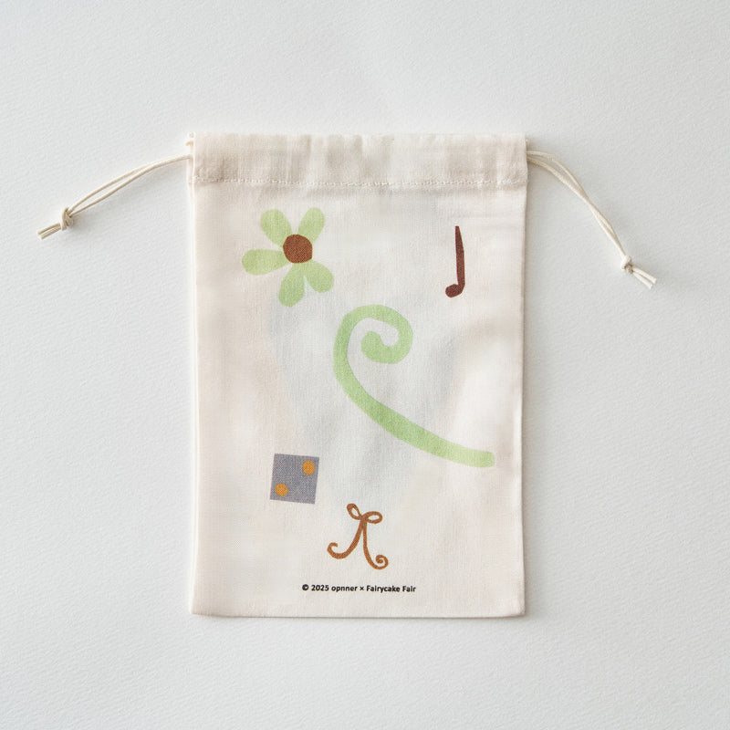 【opnner】Tiny Pocket Collage 和紅茶と巾着のセット