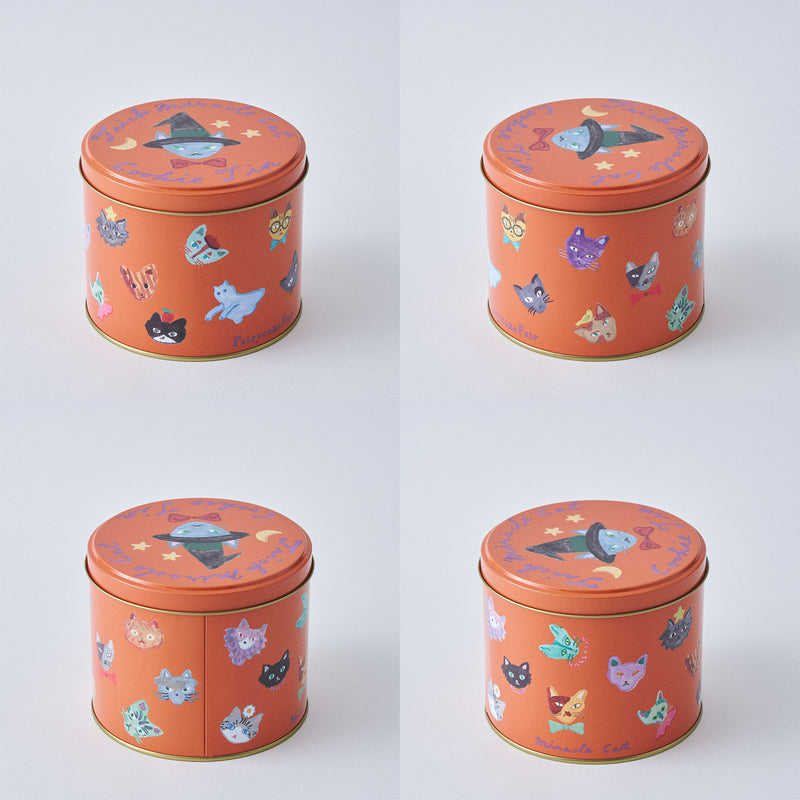 9/1発売【期間限定】Trick Miracle Cat Cookie Tin (神様のいたずらトリックネコクッキー缶)