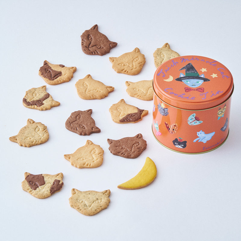 9/1発売【期間限定】Trick Miracle Cat Cookie Tin (神様のいたずらトリックネコクッキー缶)