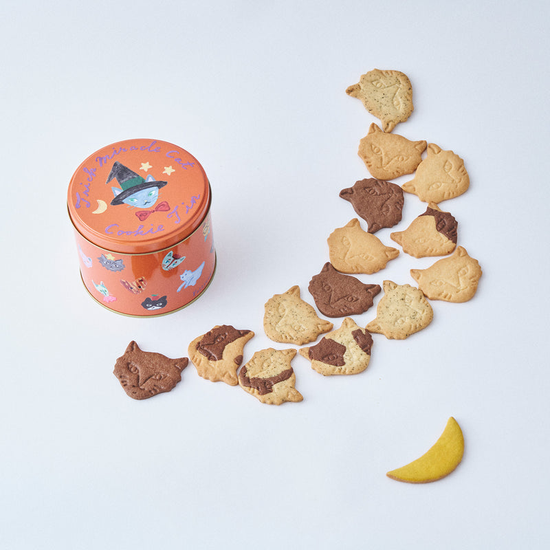 9/1発売【期間限定】Trick Miracle Cat Cookie Tin (神様のいたずらトリックネコクッキー缶)
