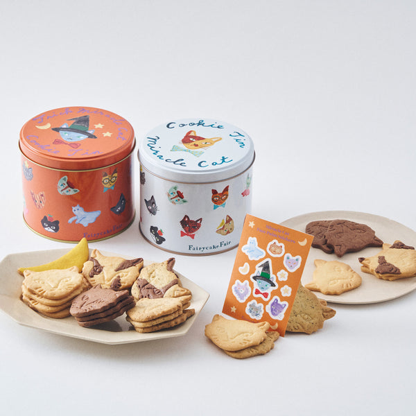 9/1発売【期間限定】神様のいたずらトリックネコクッキー缶セット