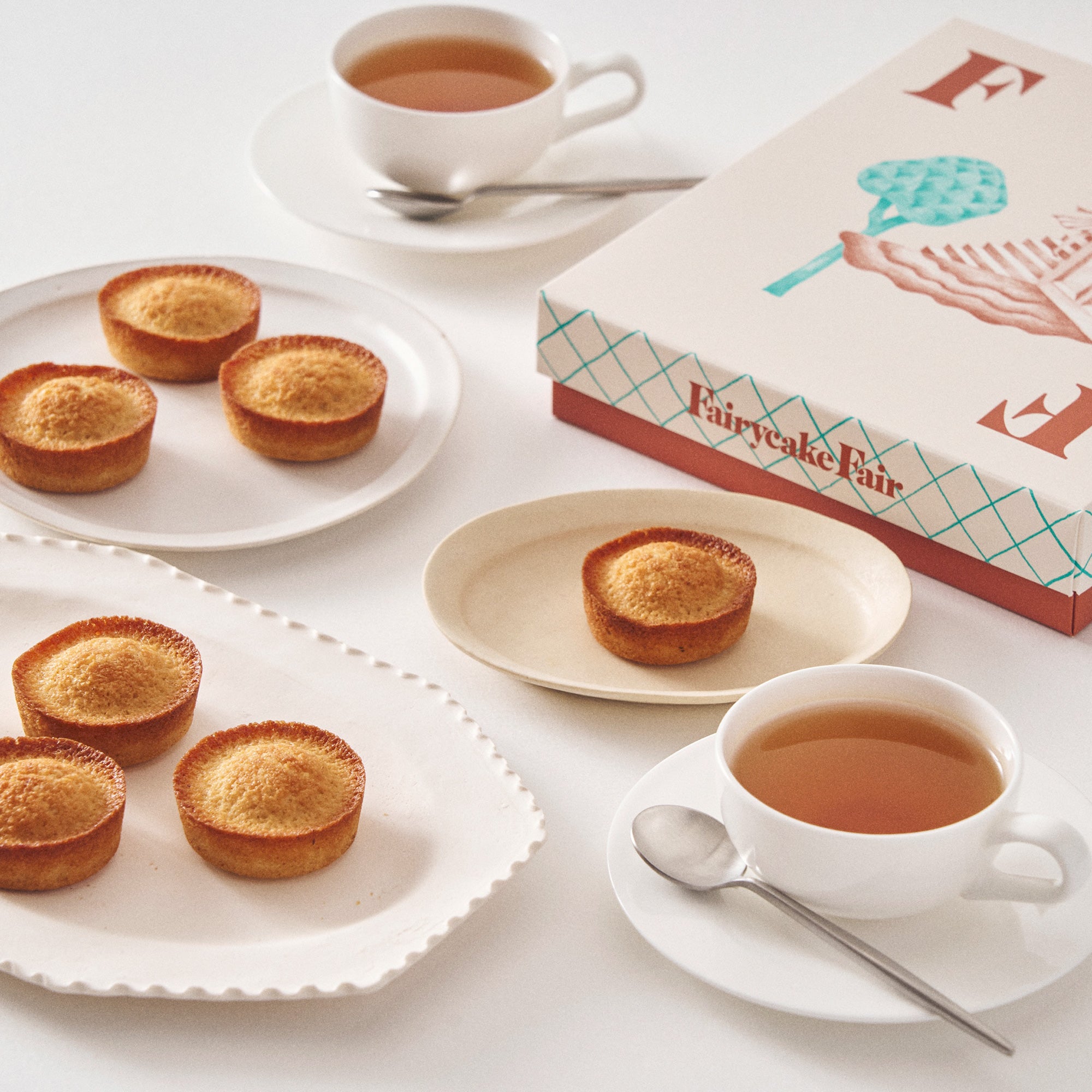 フィフィアンドロメオ　カシミア　カップケーキ　Ｓサイズ 焦がしバターのフィナンシェカップケーキ 4個入