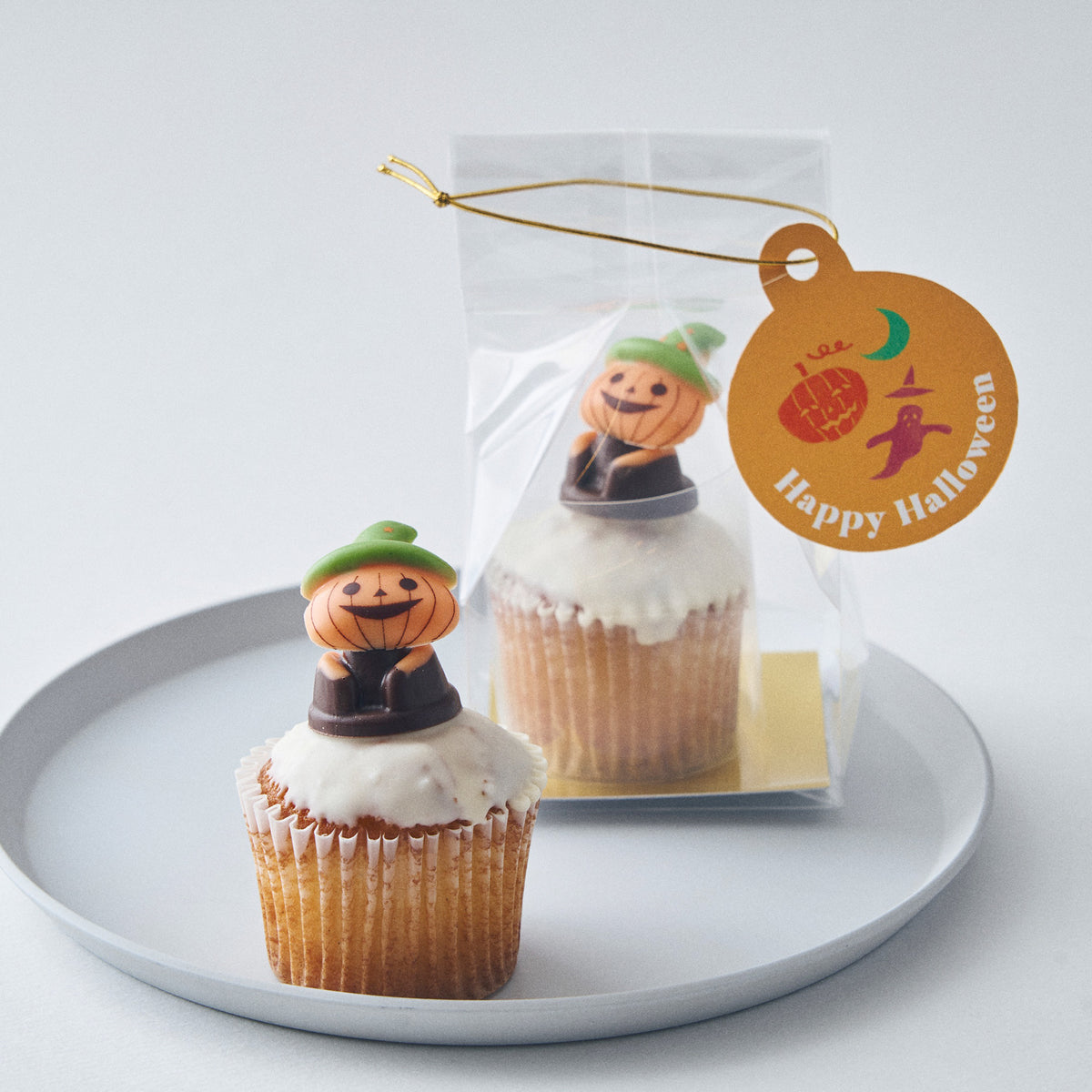 10/1発売開始【期間限定】1CUPCAKE ハロウィンパンプキンくんカップケーキ