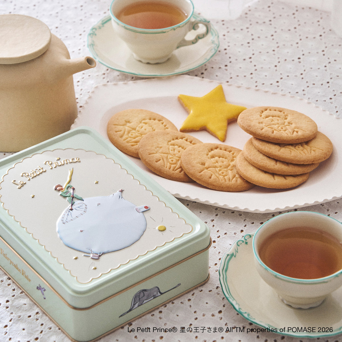 11/1発売 ルミネ新宿店受け取り【星の王子さま】ちいさな星のビスケット缶