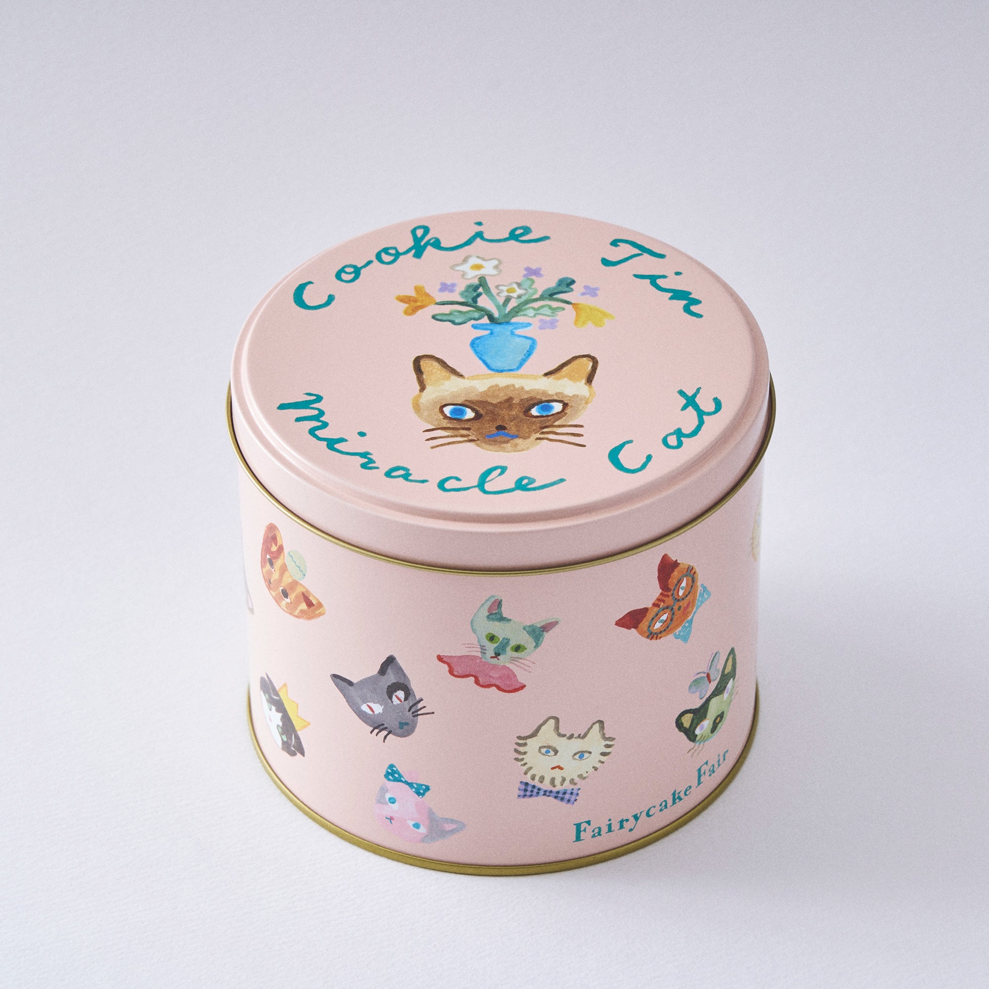 期間限定】Berry Miracle Cat Cookie Tin (神様のいたずらベリーネコ