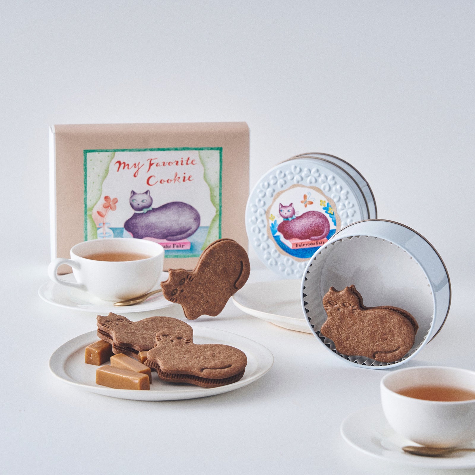 期間限定】キャラメルチョコサンドクッキー缶 – Fairycake Fair