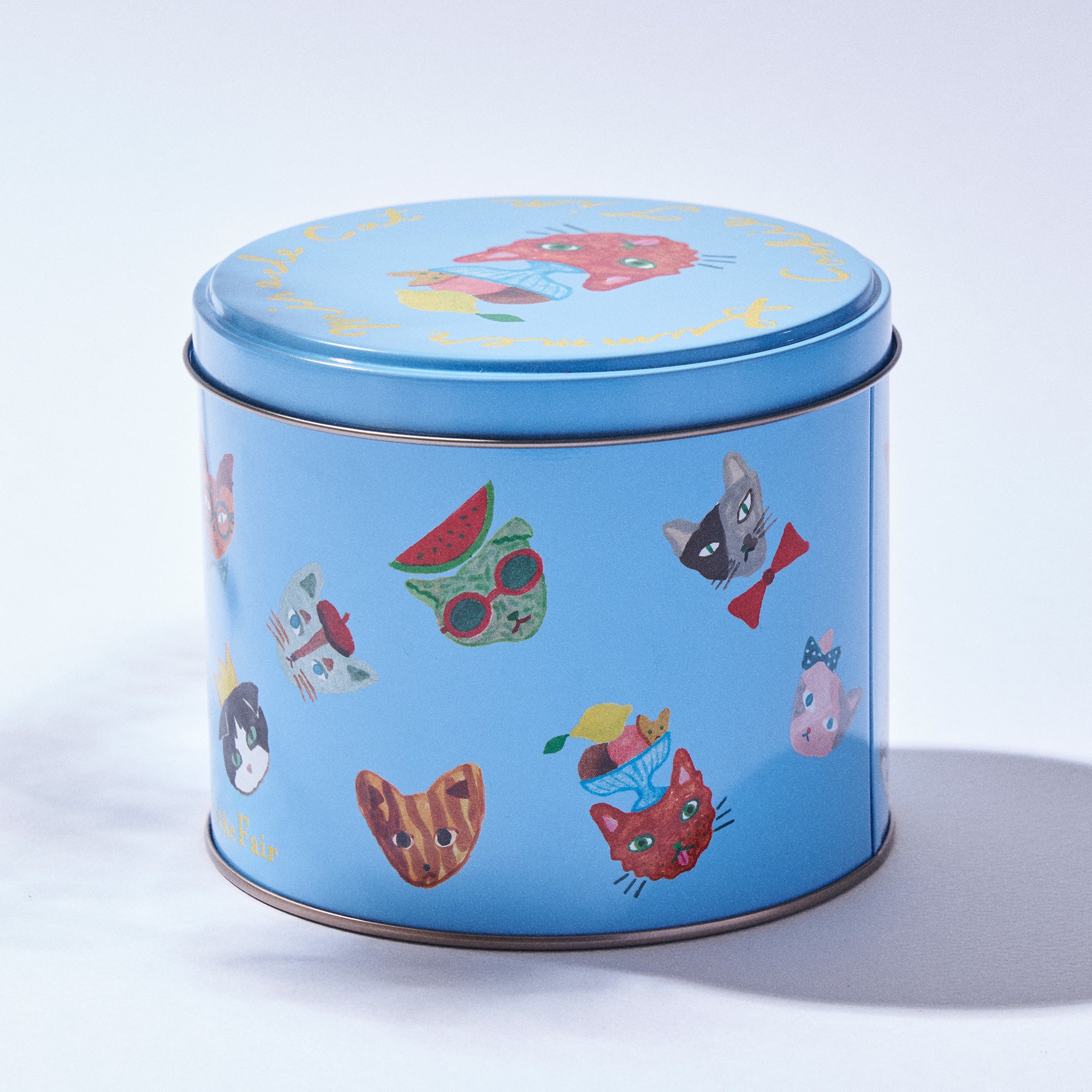 期間限定】Summer Miracle Cat Cookie Tin (神様のいたずらサマーネコ