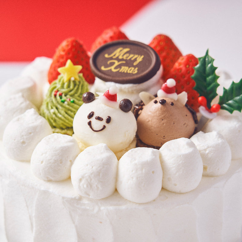 【店頭受け取り】苺のクリスマスショートケーキ